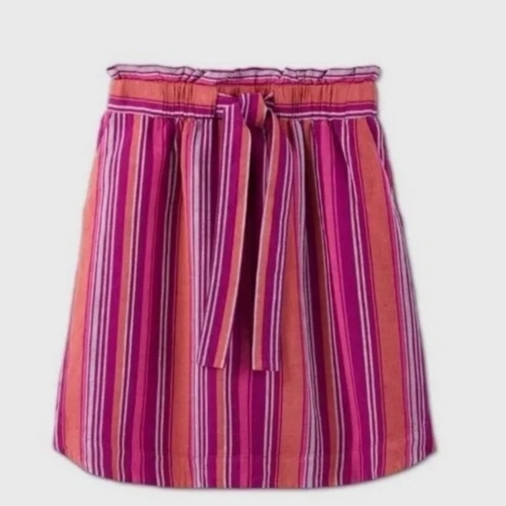 ✨NWOT✨ Linen stripe skirt, A New Day
